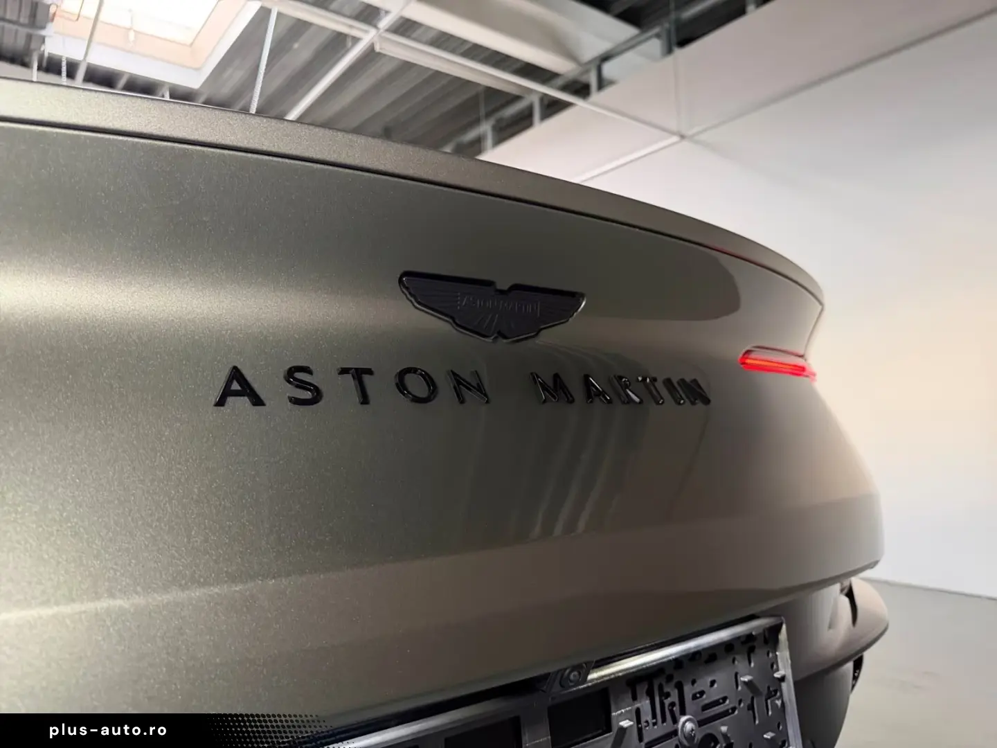 Aston Martin DB12 Volante   Titanium Grey   Black Pack