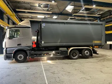 MB Actros 2545L Meiller   Tandem Hüffermann   2x Container
