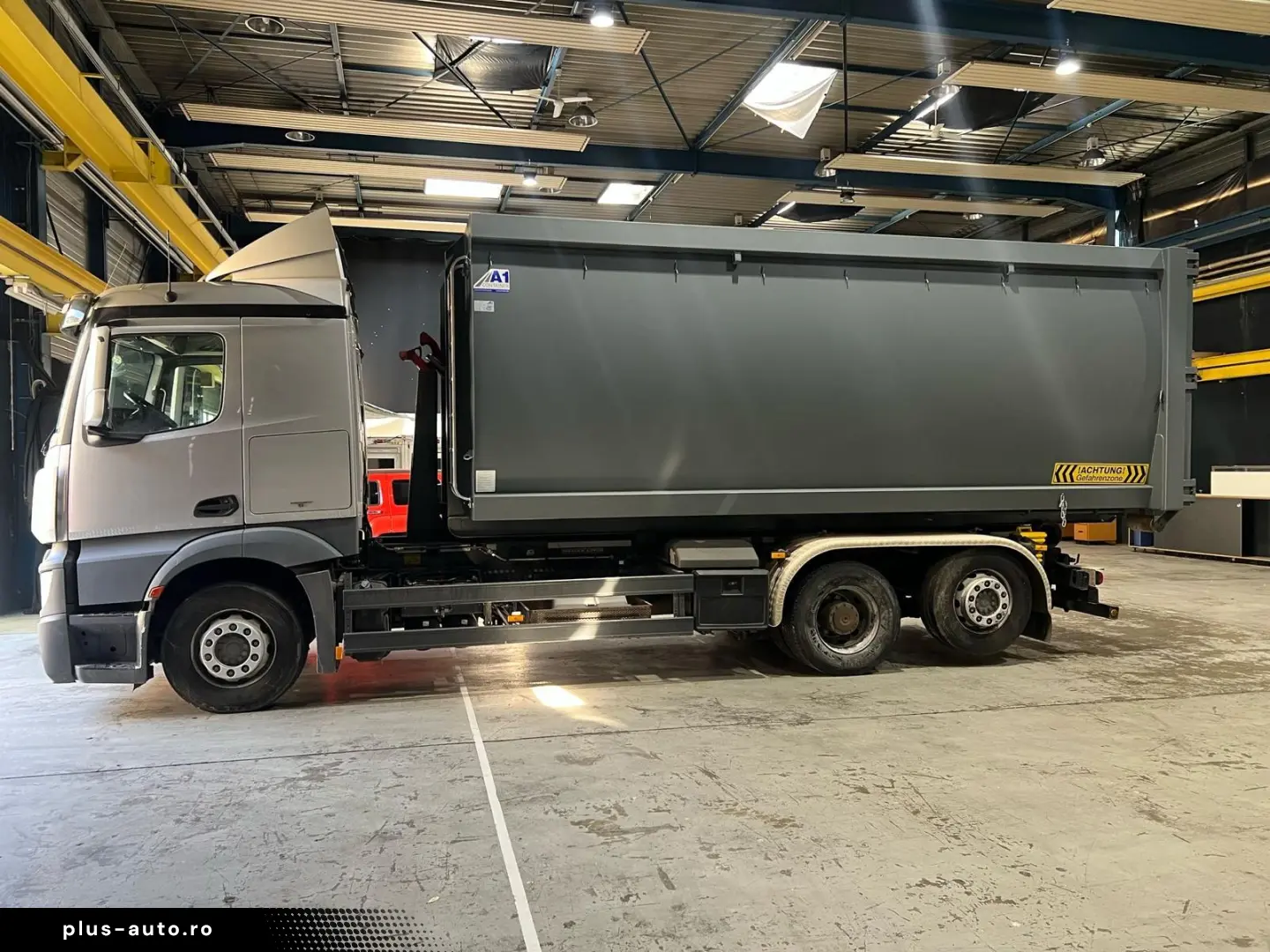 MB Actros 2545L Meiller   Tandem Hüffermann   2x Container