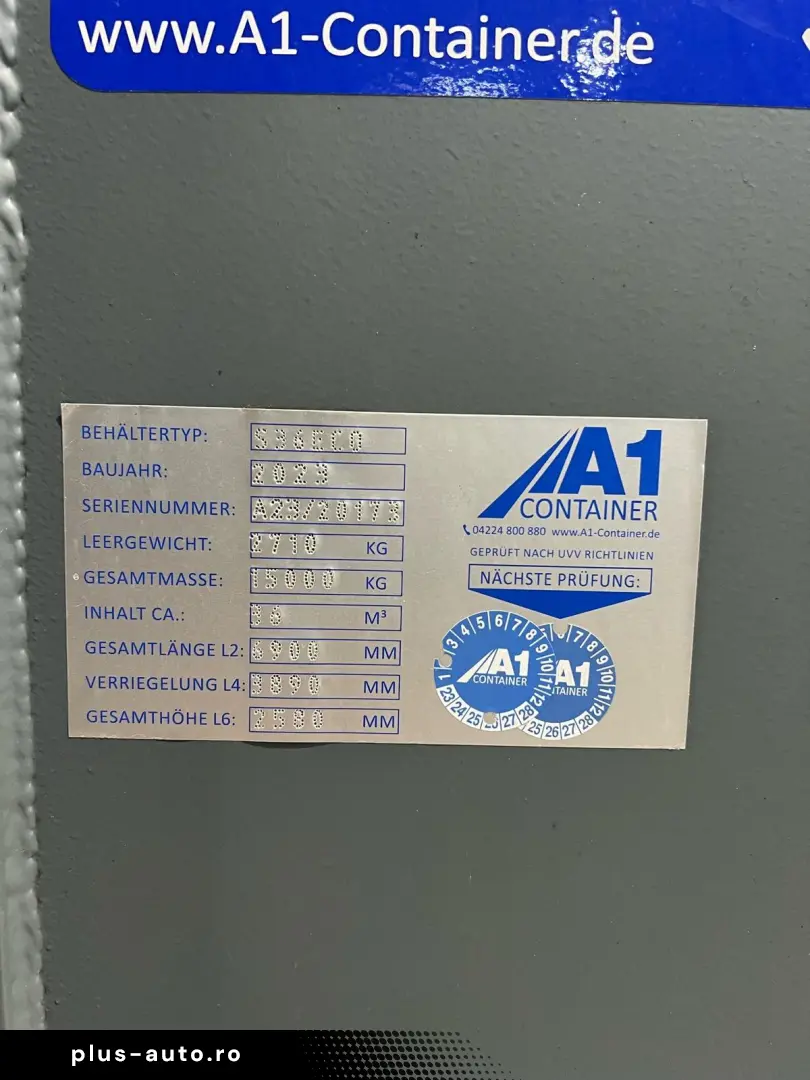 MB Actros 2545L Meiller   Tandem Hüffermann   2x Container