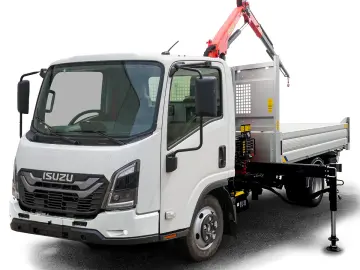 ISUZU M21 - macara   bena fixa basculabila
