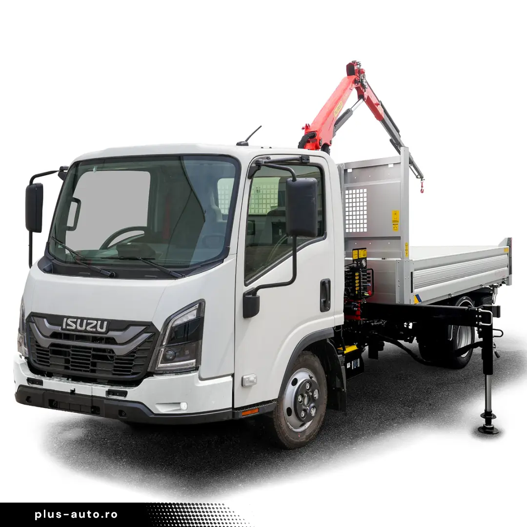 ISUZU M21 - macara   bena fixa basculabila