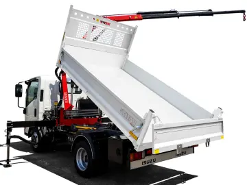 ISUZU M21 - macara   bena fixa basculabila