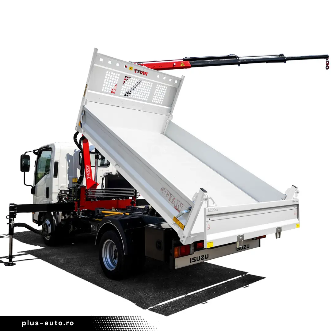 ISUZU M21 - macara   bena fixa basculabila