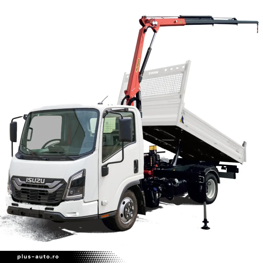 ISUZU M21 - macara   bena fixa basculabila