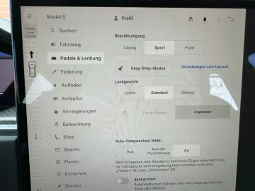 TESLA Model S Plaid  Matrix  Ahzv  4 Rad Luftfahrwerk