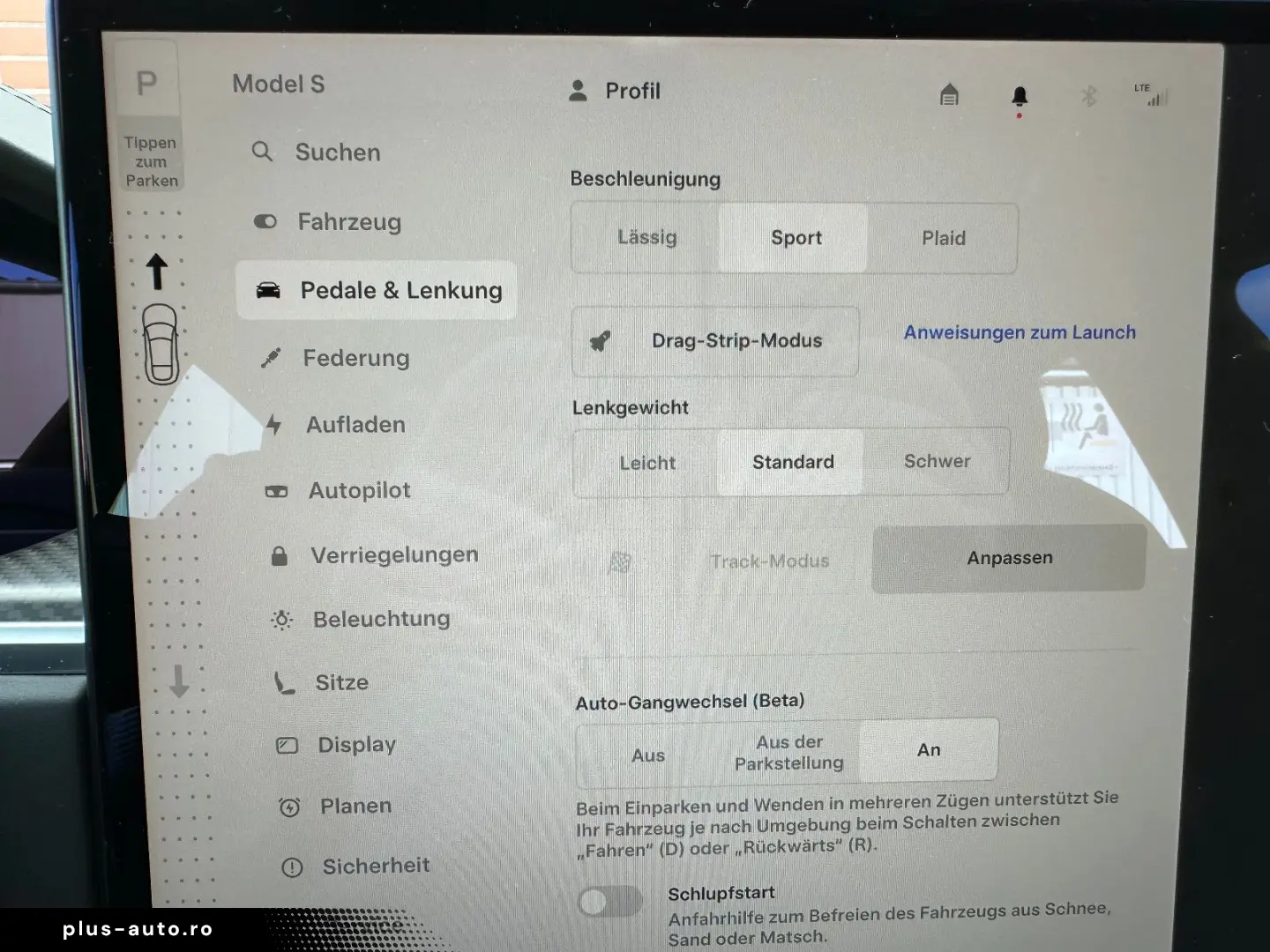 TESLA Model S Plaid  Matrix  Ahzv  4 Rad Luftfahrwerk