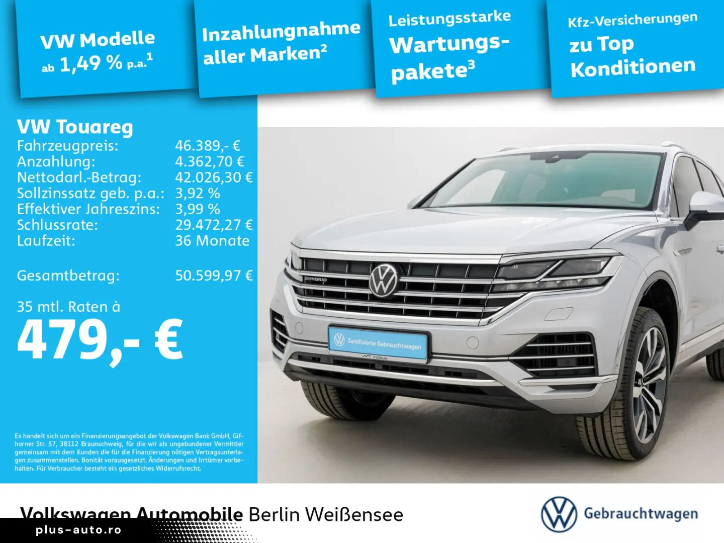 VW Touareg 3.0 V6 TSI eHybrid Elegance 4M 360 PANO