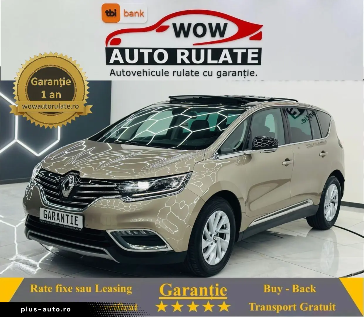 RENAULT ESPACE 2015 1.6D E6 Garantie 12 Luni Rate Avans 0 Do