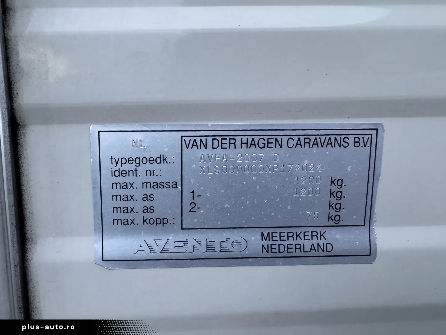 Rulota Avento 395 TL luxe  import Olanda impecabila