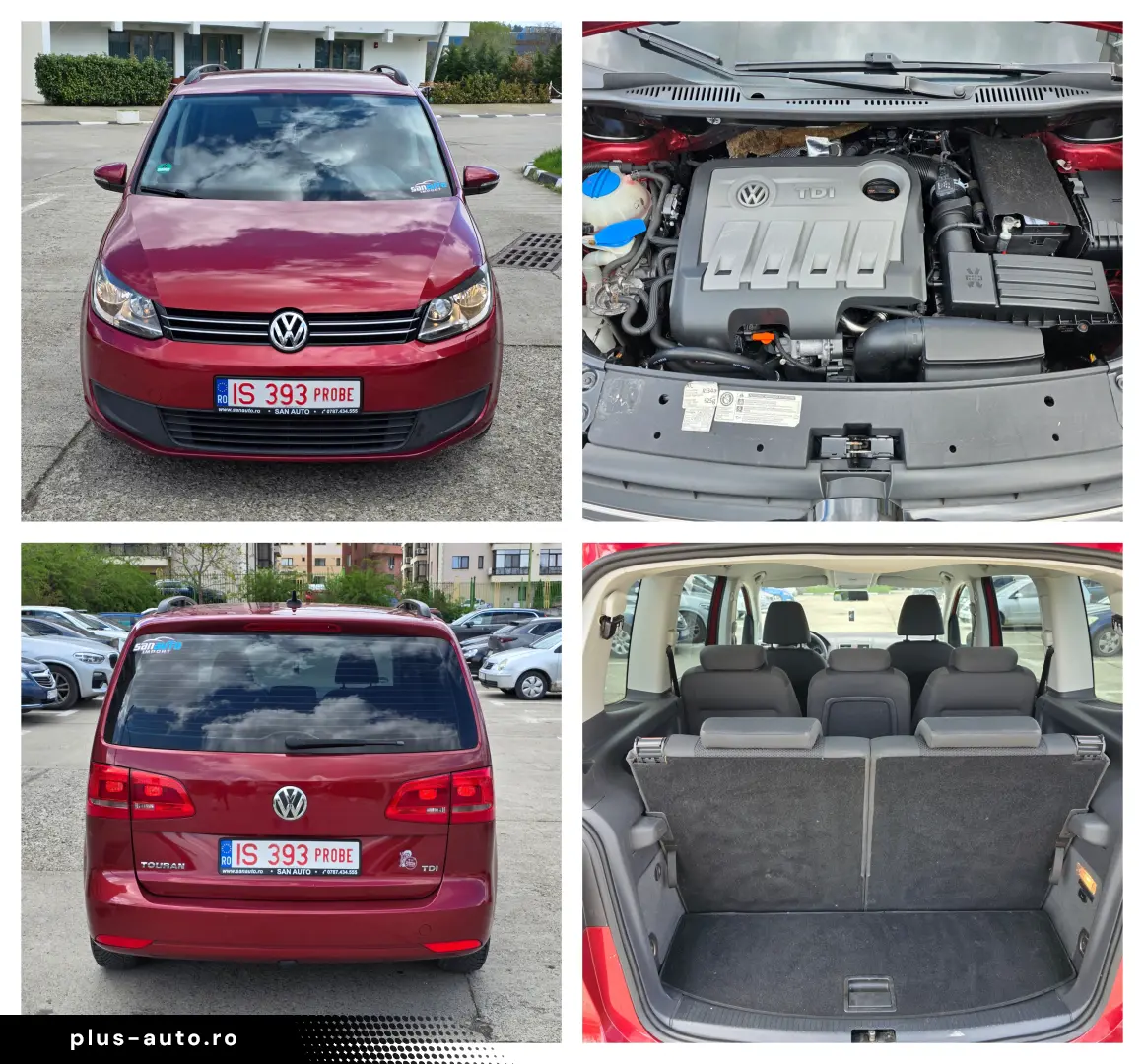 VW Touran 7 locuri 2012 1.6 TDI 105 CP euro 5