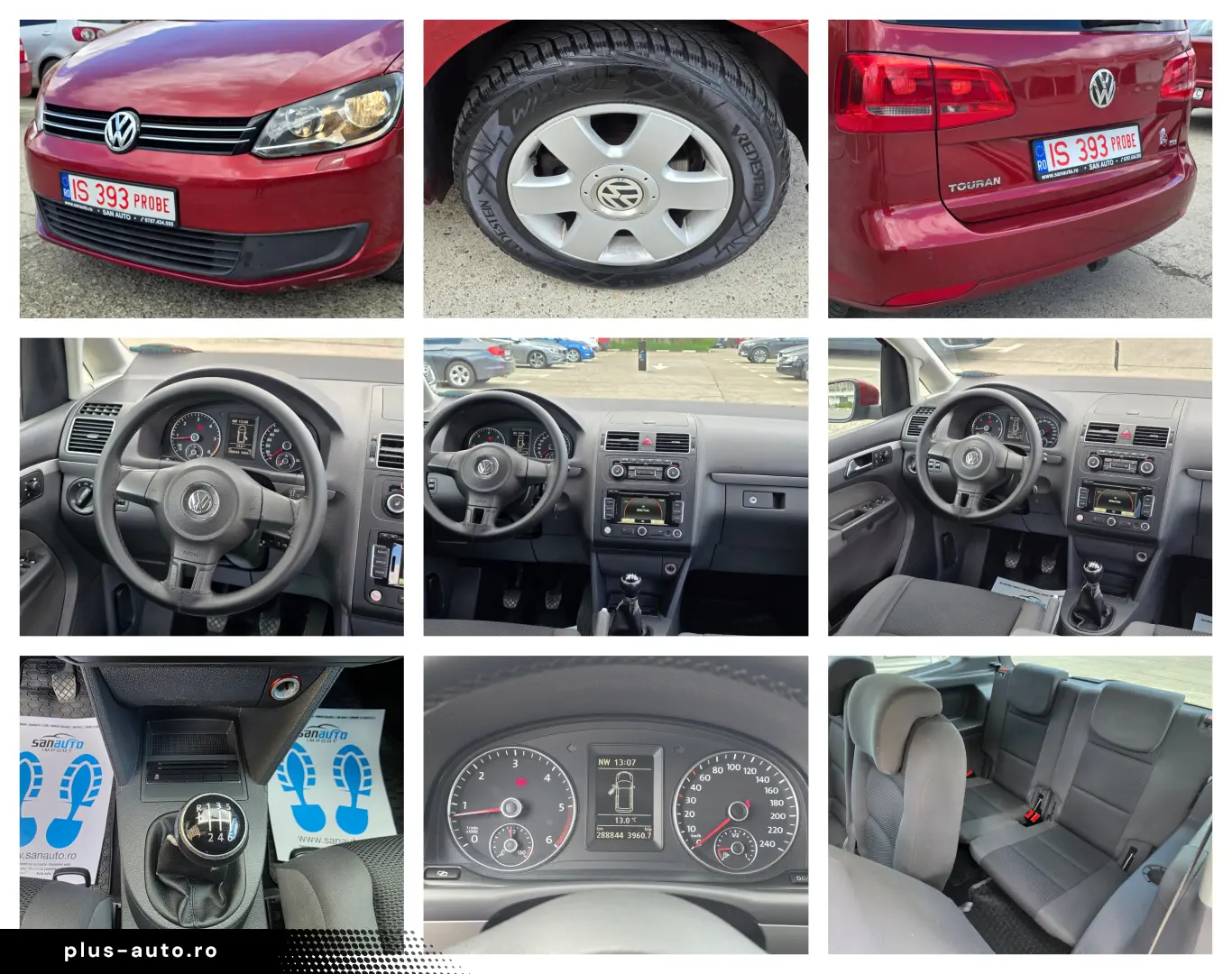 VW Touran 7 locuri 2012 1.6 TDI 105 CP euro 5