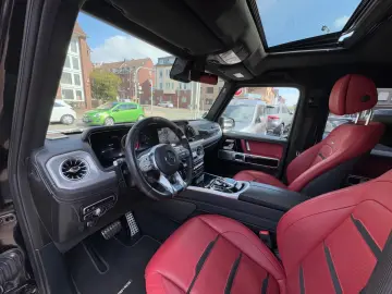 MERCEDES-BENZ G63 AMG EXCLUSIVE LEDER-ROT FOND-ENTERTAINMENT