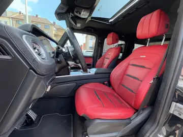 MERCEDES-BENZ G63 AMG EXCLUSIVE LEDER-ROT FOND-ENTERTAINMENT