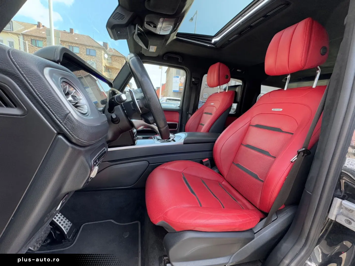 MERCEDES-BENZ G63 AMG EXCLUSIVE LEDER-ROT FOND-ENTERTAINMENT