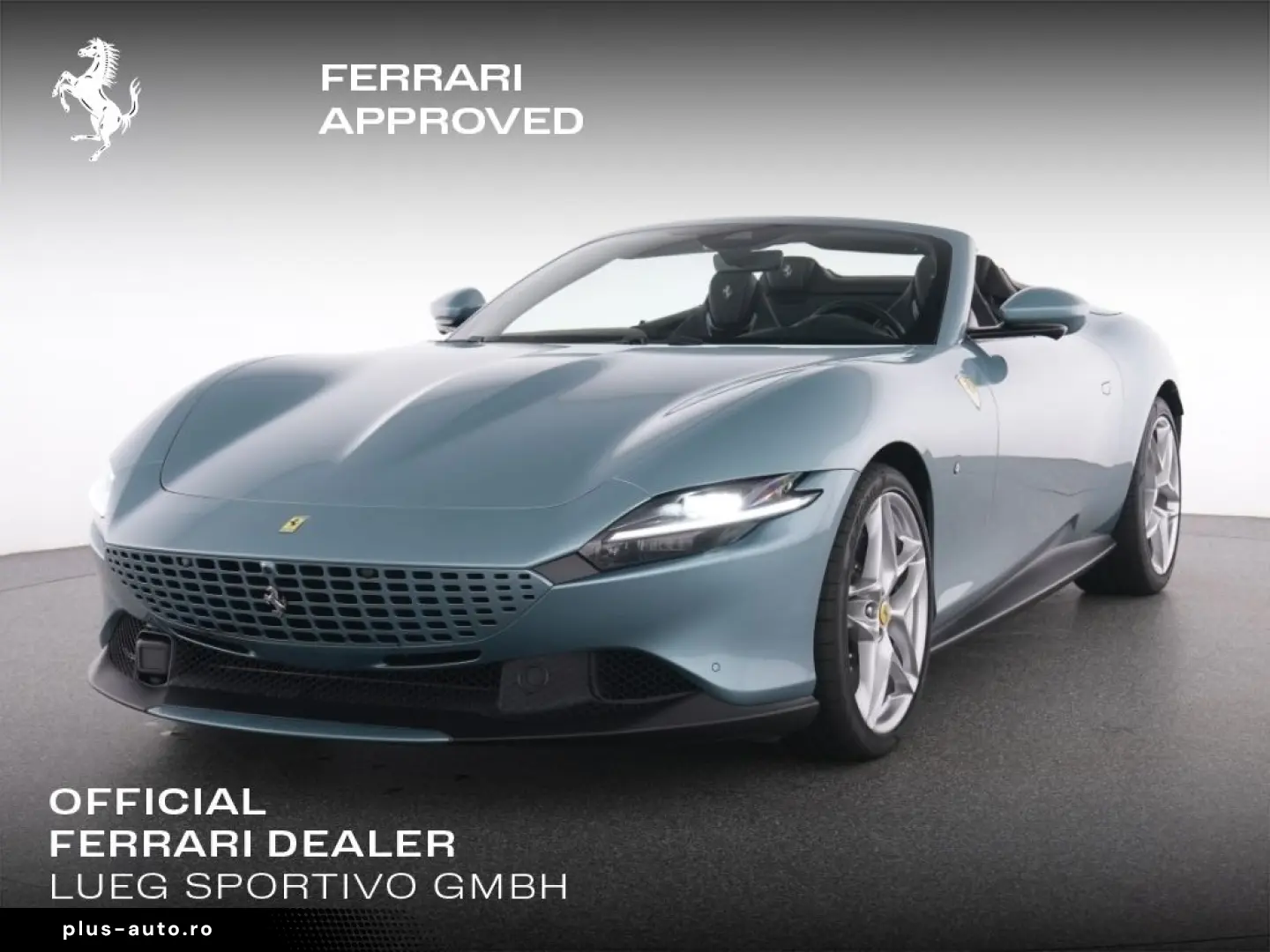 FERRARI Roma Spider Special Color Celleste Trevi