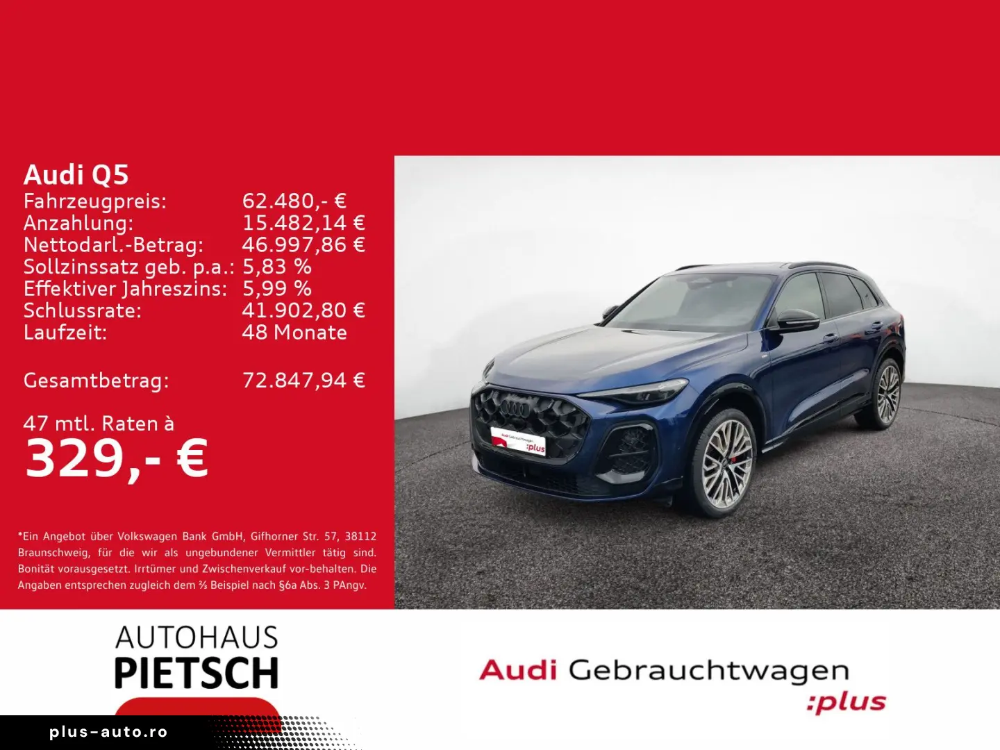 AUDI Q5 TFSI edition one S-tronic AHK Panorama