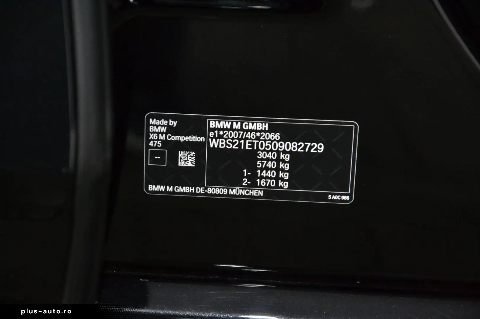 BMW X6 M Competition 360 SKY SOFT DR.ASS.PRO B&W