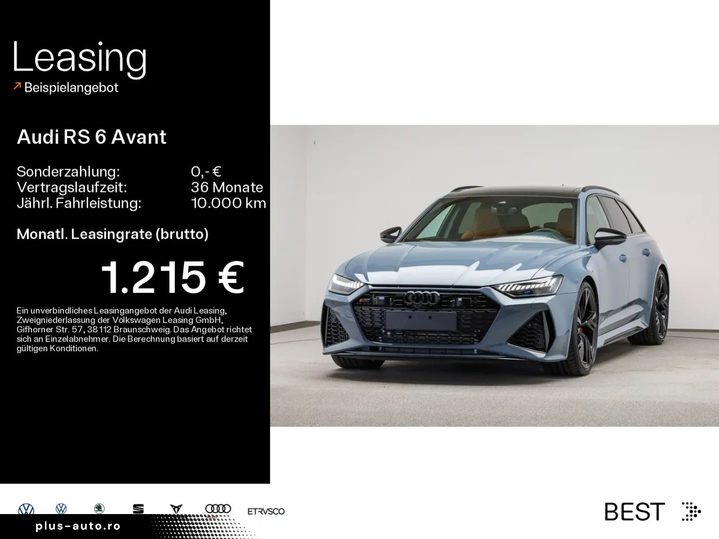 AUDI RS 6 Avant HUP KERAMIK 305KMH LASER AHK PANO