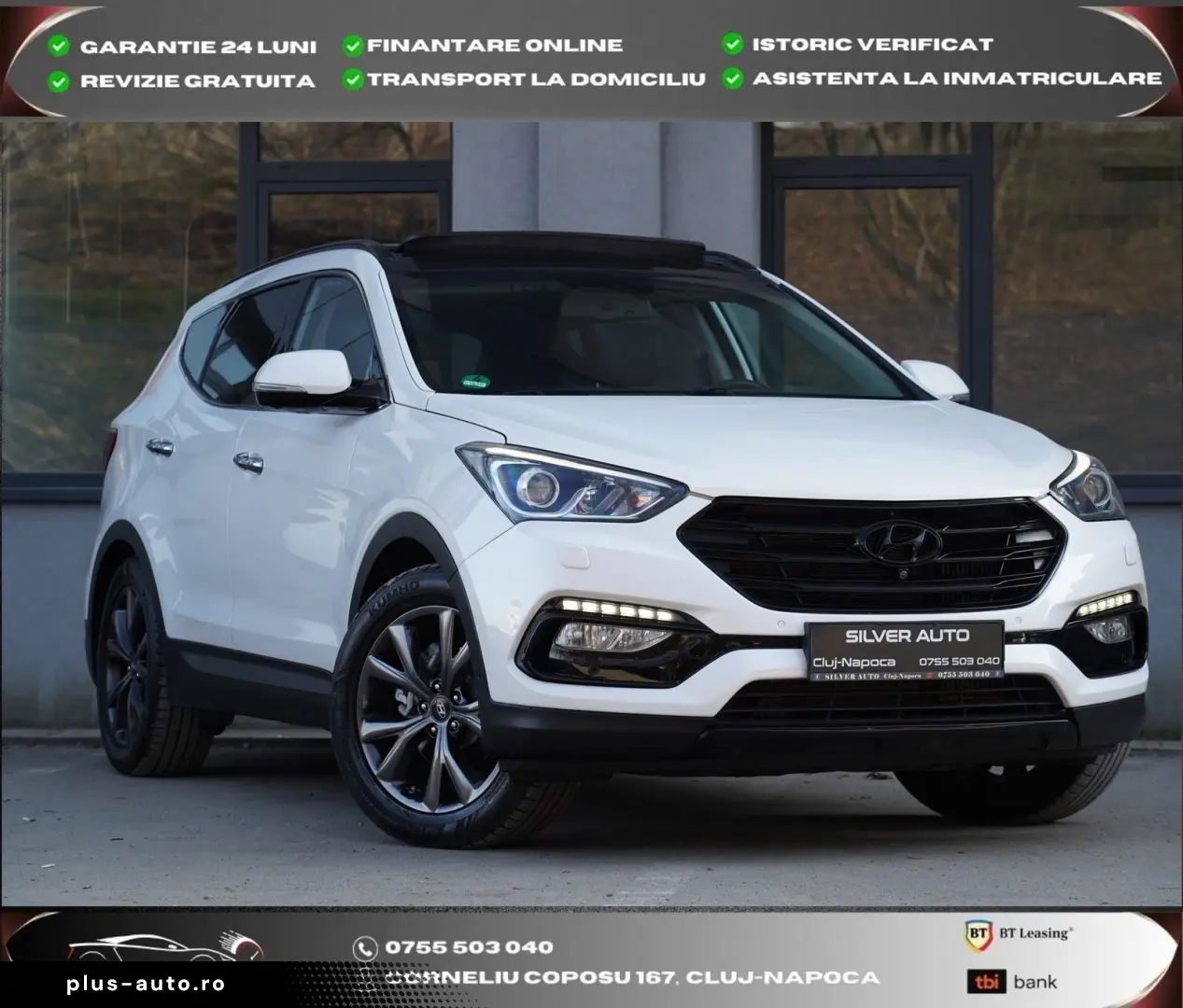 Hyundai Santa Fe blue 2.2 CRDI 4WD Automatik 7-Sitzer