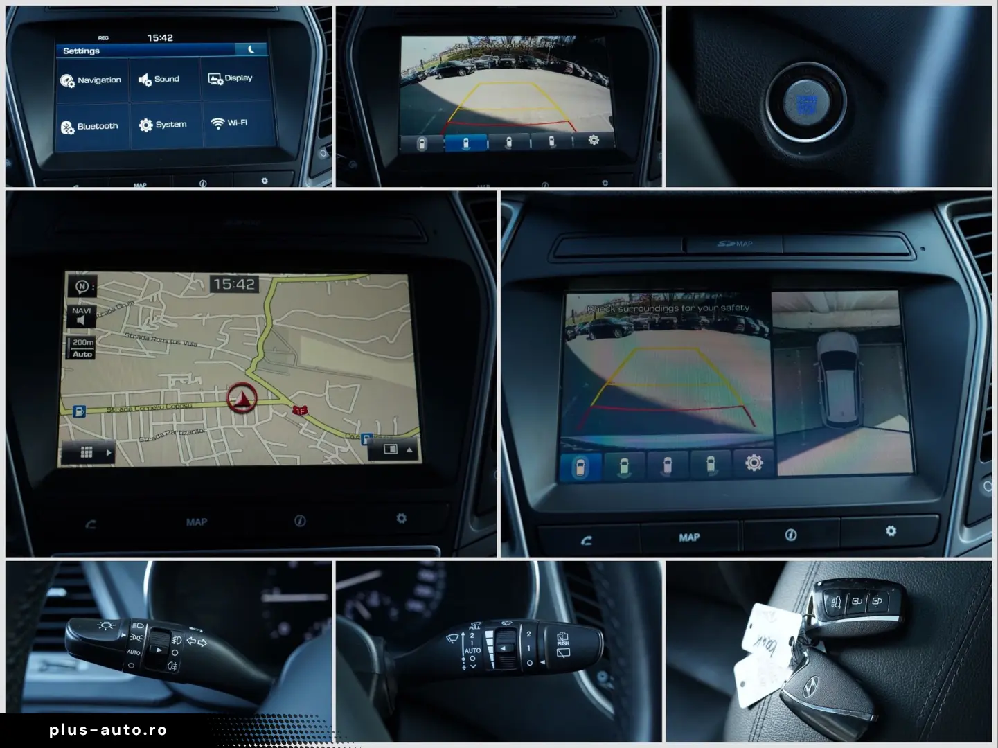 Hyundai Santa Fe blue 2.2 CRDI 4WD Automatik 7-Sitzer