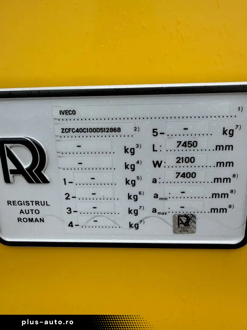 IVECO 40C18 2014 3.0L Diesel