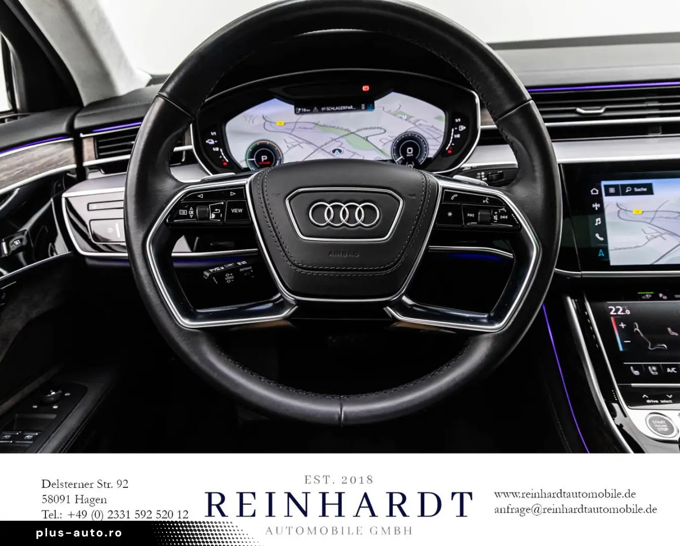 AUDI A8 60TFSie 20Z. LASER OLED ACC HuD PANO 360  B&O