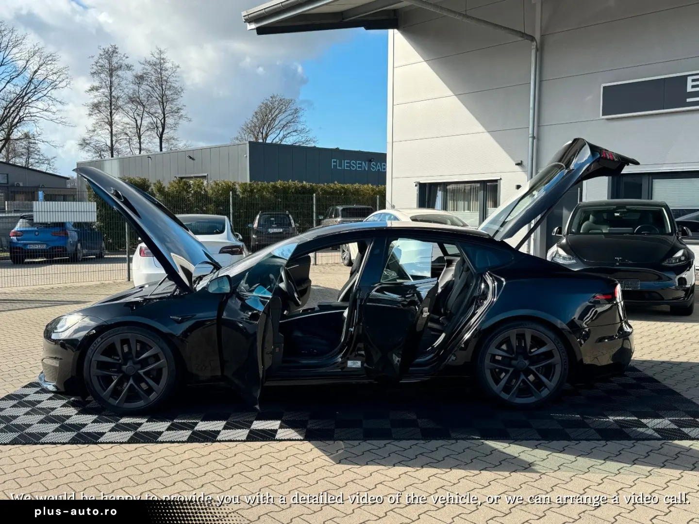 TESLA MODEL S PALLADIUM   MATRIX   21  Arachnid   HW4