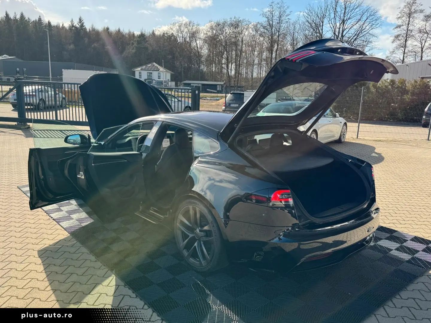 TESLA MODEL S PALLADIUM   MATRIX   21  Arachnid   HW4