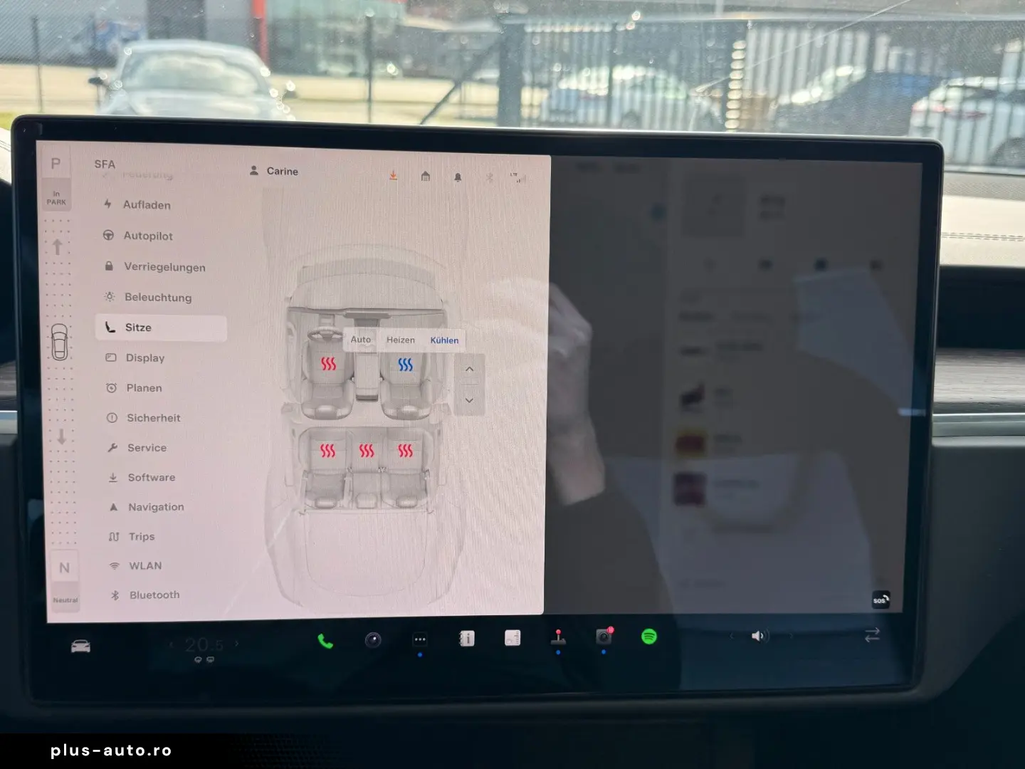 TESLA MODEL S PALLADIUM   MATRIX   21  Arachnid   HW4