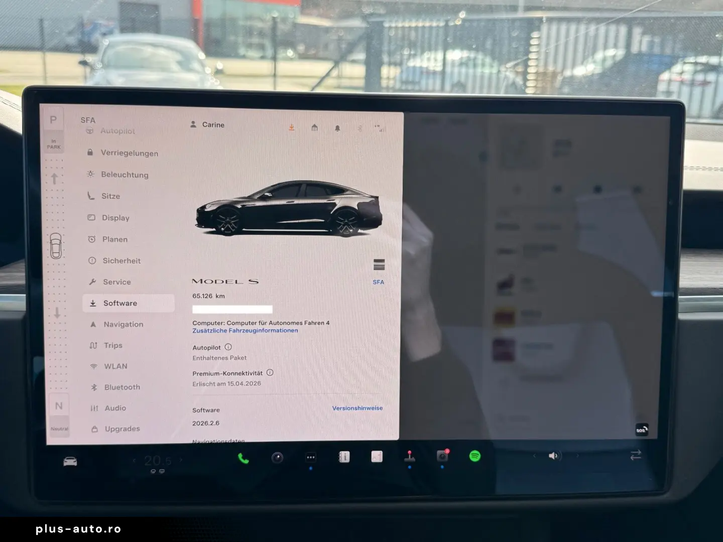 TESLA MODEL S PALLADIUM   MATRIX   21  Arachnid   HW4
