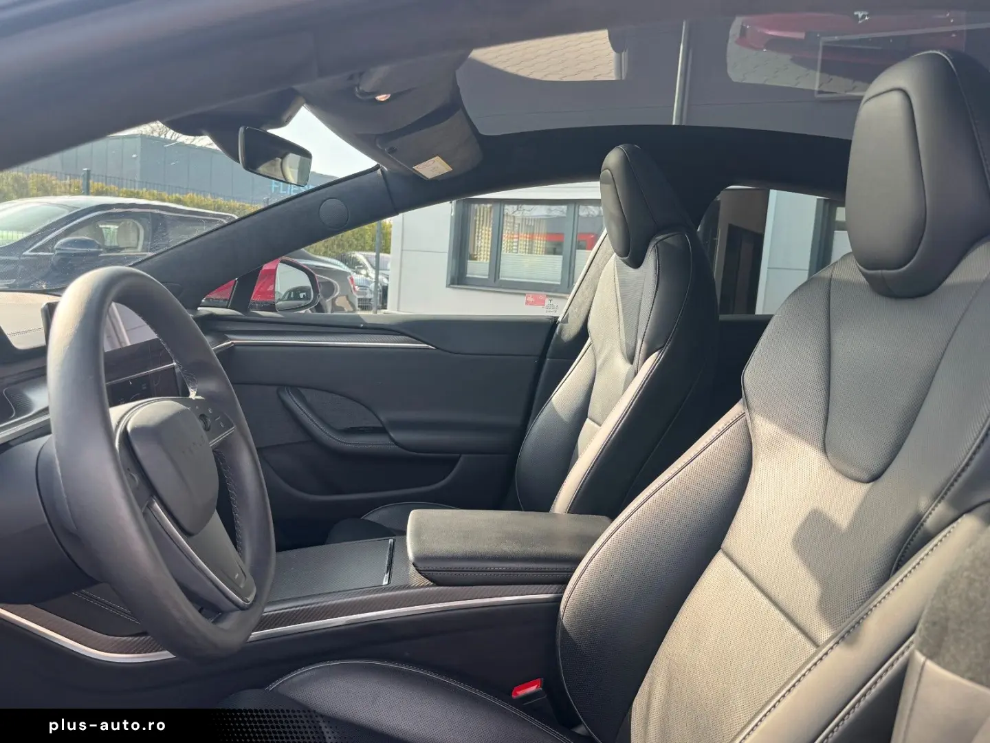 TESLA MODEL S PLAID ENHANCED AP ULTRA RED MATRIX   HW4