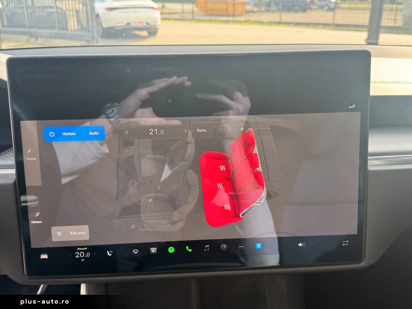 TESLA MODEL S PLAID ENHANCED AP ULTRA RED MATRIX   HW4