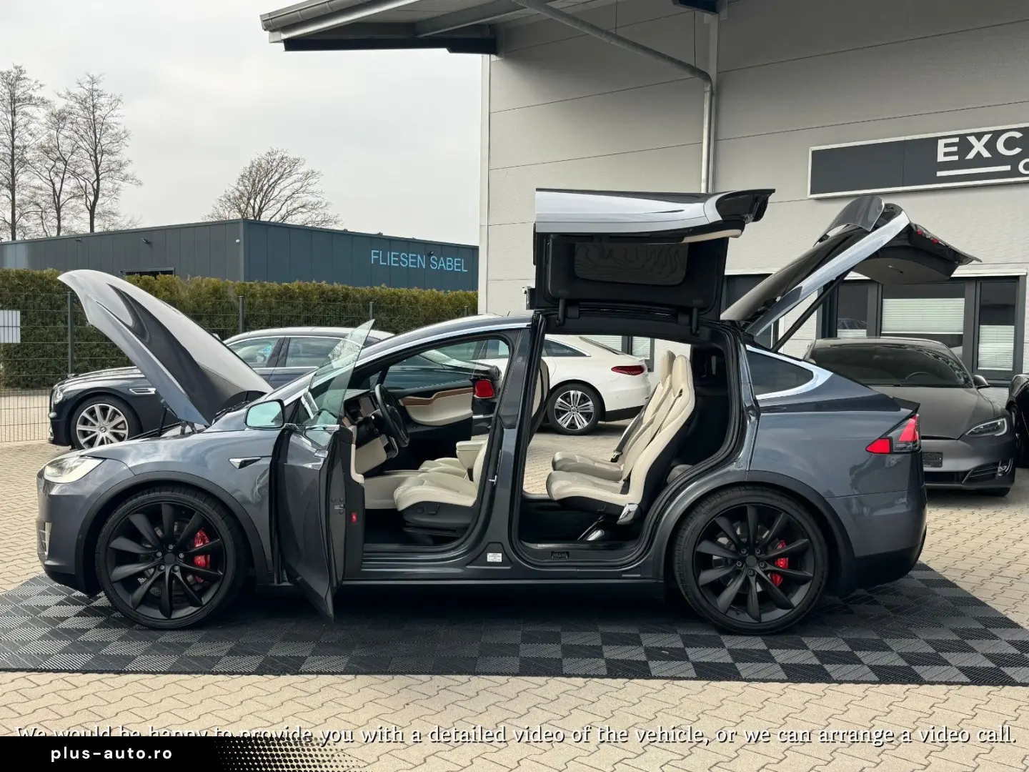 TESLA MODEL X RAVEN PERFORMANCE   6 SEATER   22 INCH