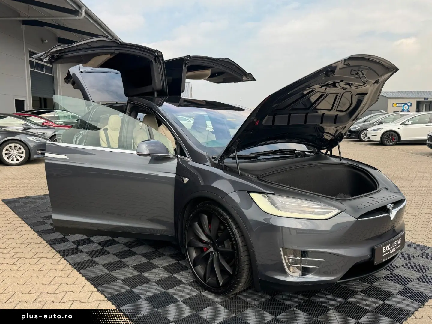 TESLA MODEL X RAVEN PERFORMANCE   6 SEATER   22 INCH