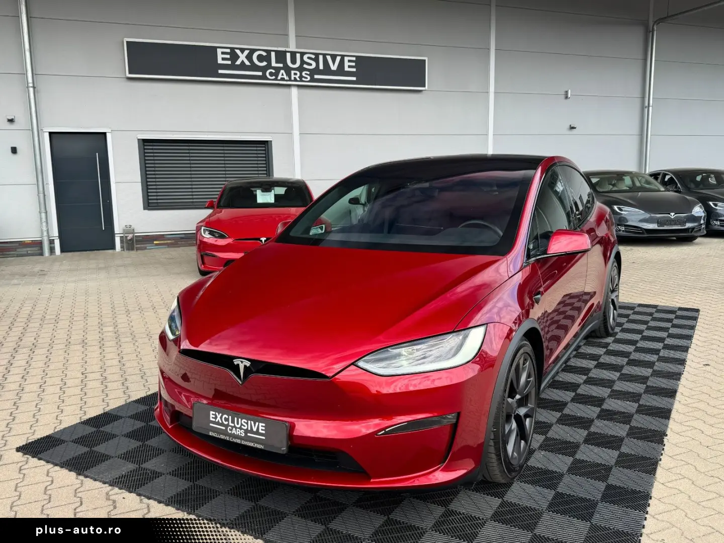 TESLA MODEL X PALLADIUM   HW4   FSD AKTIV   Ultra Red