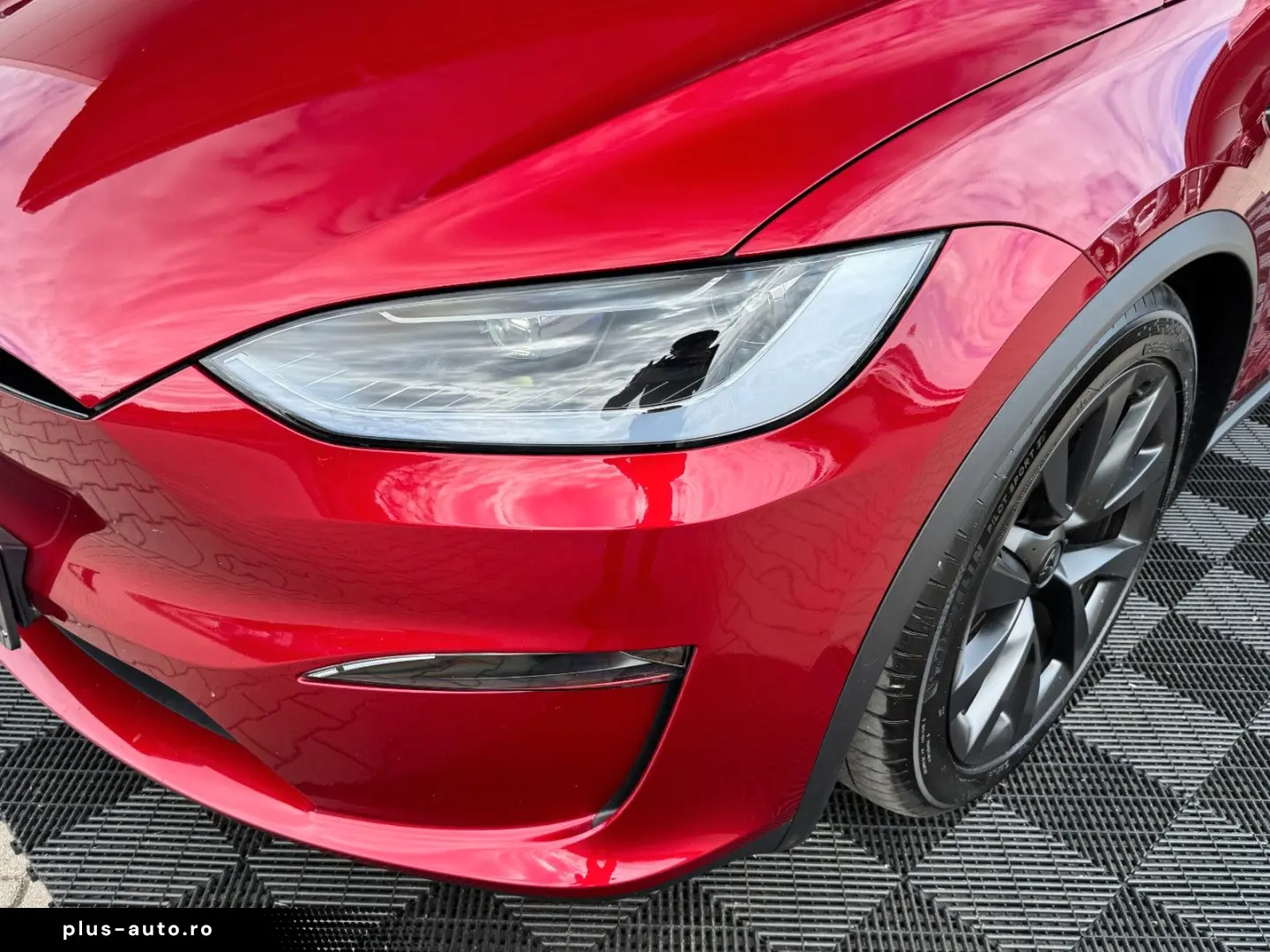 TESLA MODEL X PALLADIUM   HW4   FSD AKTIV   Ultra Red