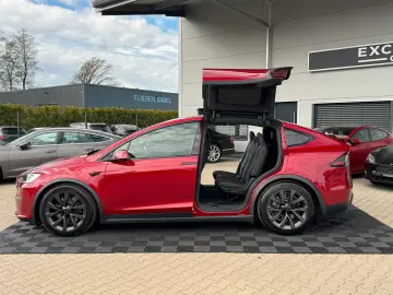 TESLA MODEL X PALLADIUM   HW4   FSD AKTIV   Ultra Red