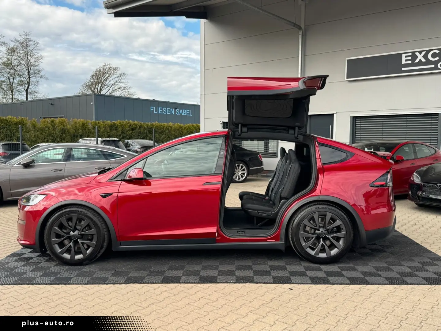 TESLA MODEL X PALLADIUM   HW4   FSD AKTIV   Ultra Red
