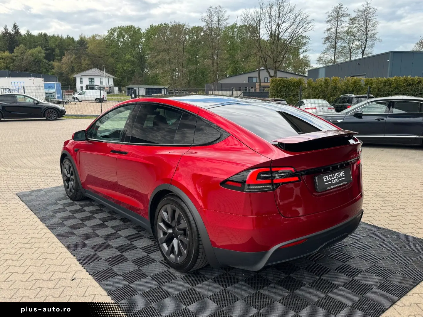 TESLA MODEL X PALLADIUM   HW4   FSD AKTIV   Ultra Red