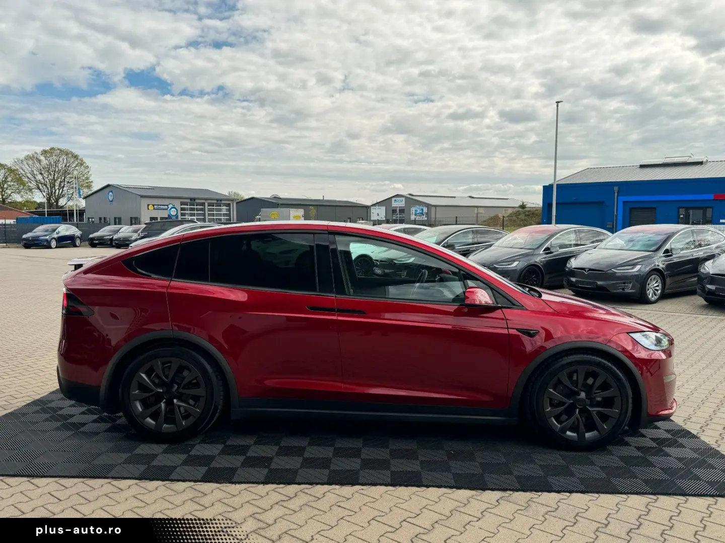 TESLA MODEL X PALLADIUM   HW4   FSD AKTIV   Ultra Red