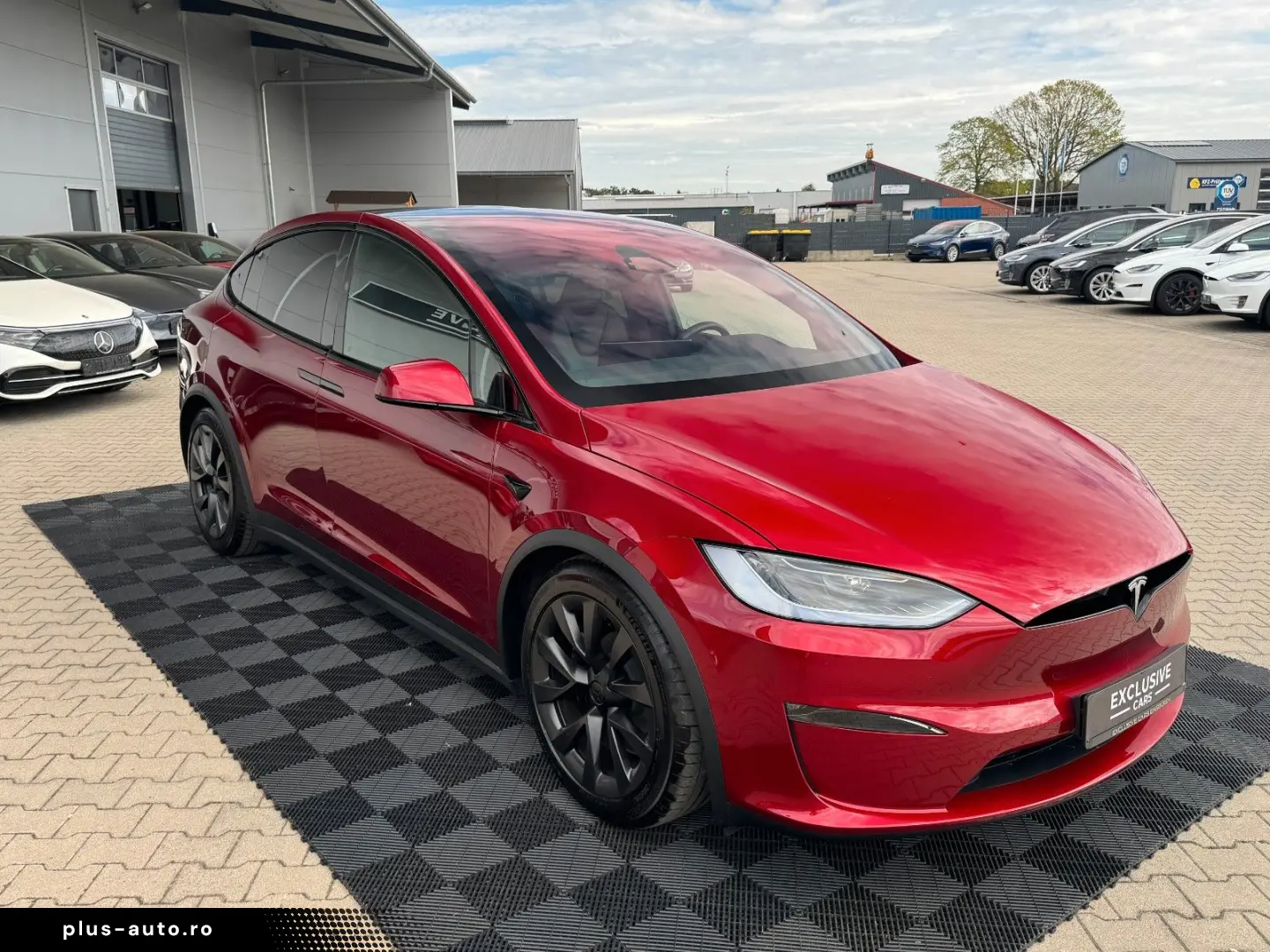 TESLA MODEL X PALLADIUM   HW4   FSD AKTIV   Ultra Red