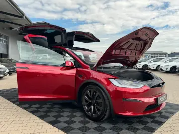 TESLA MODEL X PALLADIUM   HW4   FSD AKTIV   Ultra Red