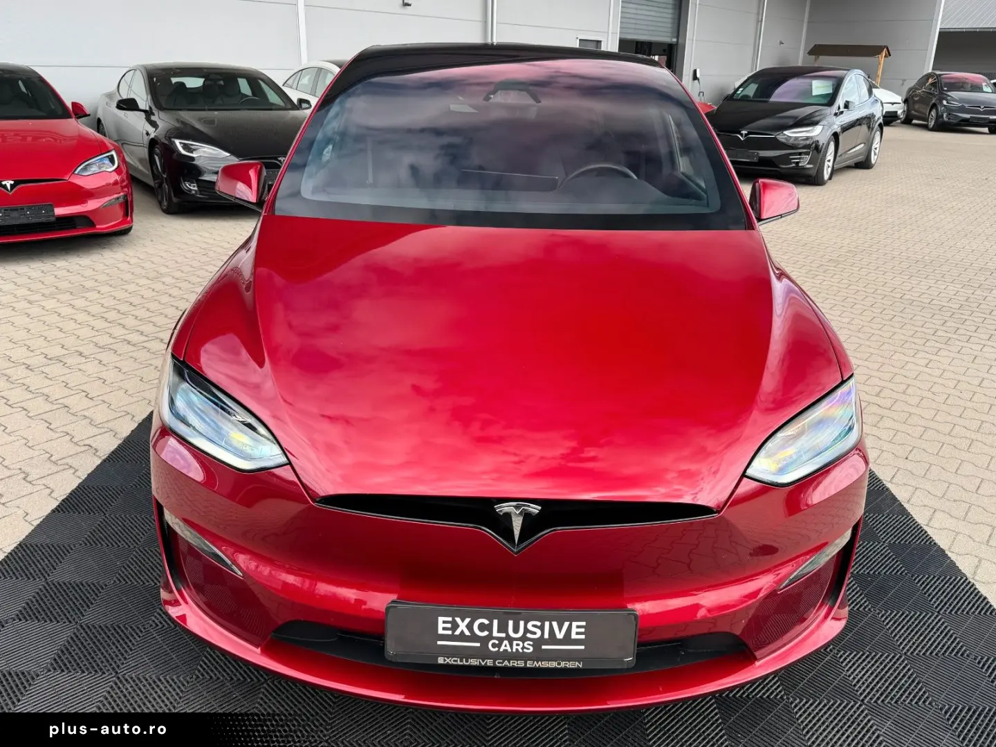 TESLA MODEL X PALLADIUM   HW4   FSD AKTIV   Ultra Red