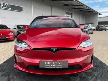 TESLA MODEL X PALLADIUM   HW4   FSD AKTIV   Ultra Red