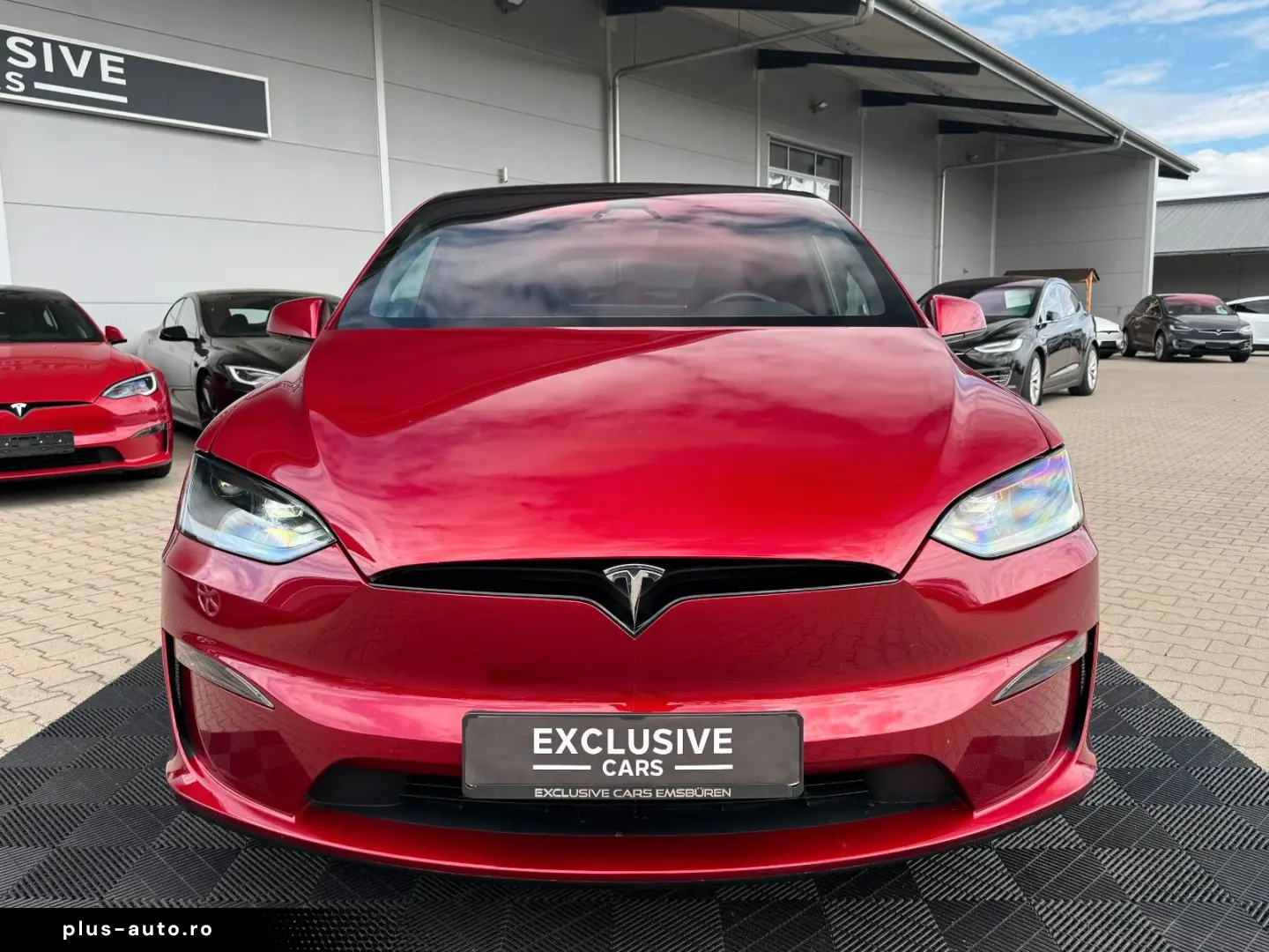 TESLA MODEL X PALLADIUM   HW4   FSD AKTIV   Ultra Red