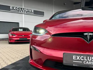 TESLA MODEL X PALLADIUM   HW4   FSD AKTIV   Ultra Red
