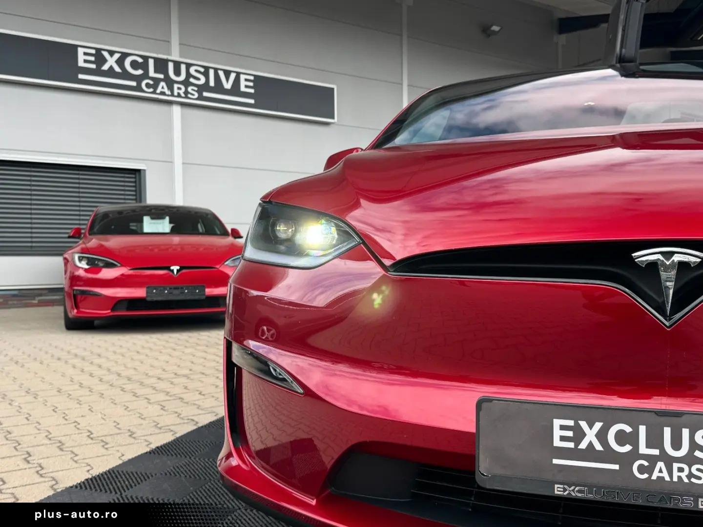 TESLA MODEL X PALLADIUM   HW4   FSD AKTIV   Ultra Red