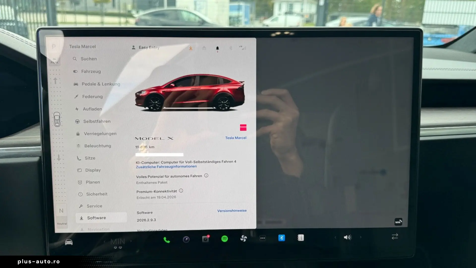 TESLA MODEL X PALLADIUM   HW4   FSD AKTIV   Ultra Red