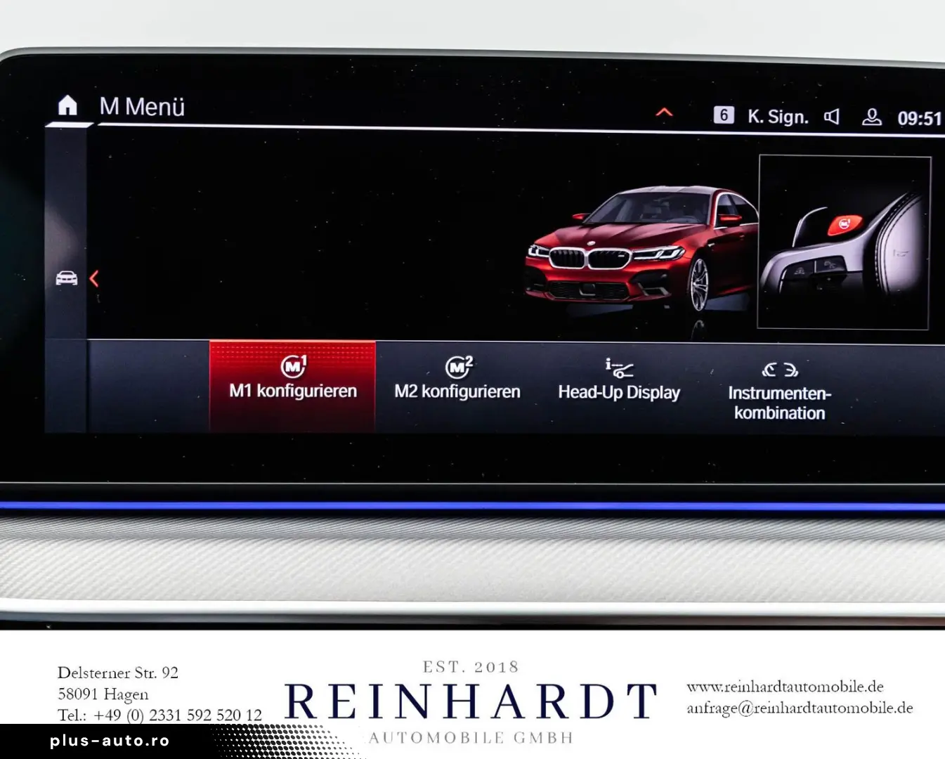 BMW M5 COMPETITION 20Z. SHADOW LASER HuD M-AGA 360